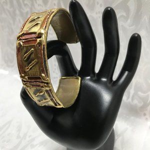 Men's Brutalist Style Cuff Bracelet